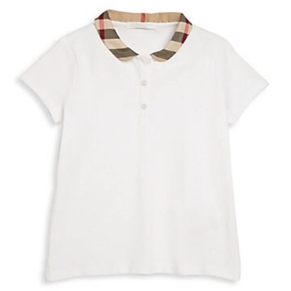 Burberry Other - BURBERRY Girls’ Nova Check Collar Polo Shirt